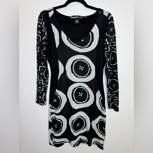 Desidual by Christian Lacroix Desigual Button printed Dress limited collab M